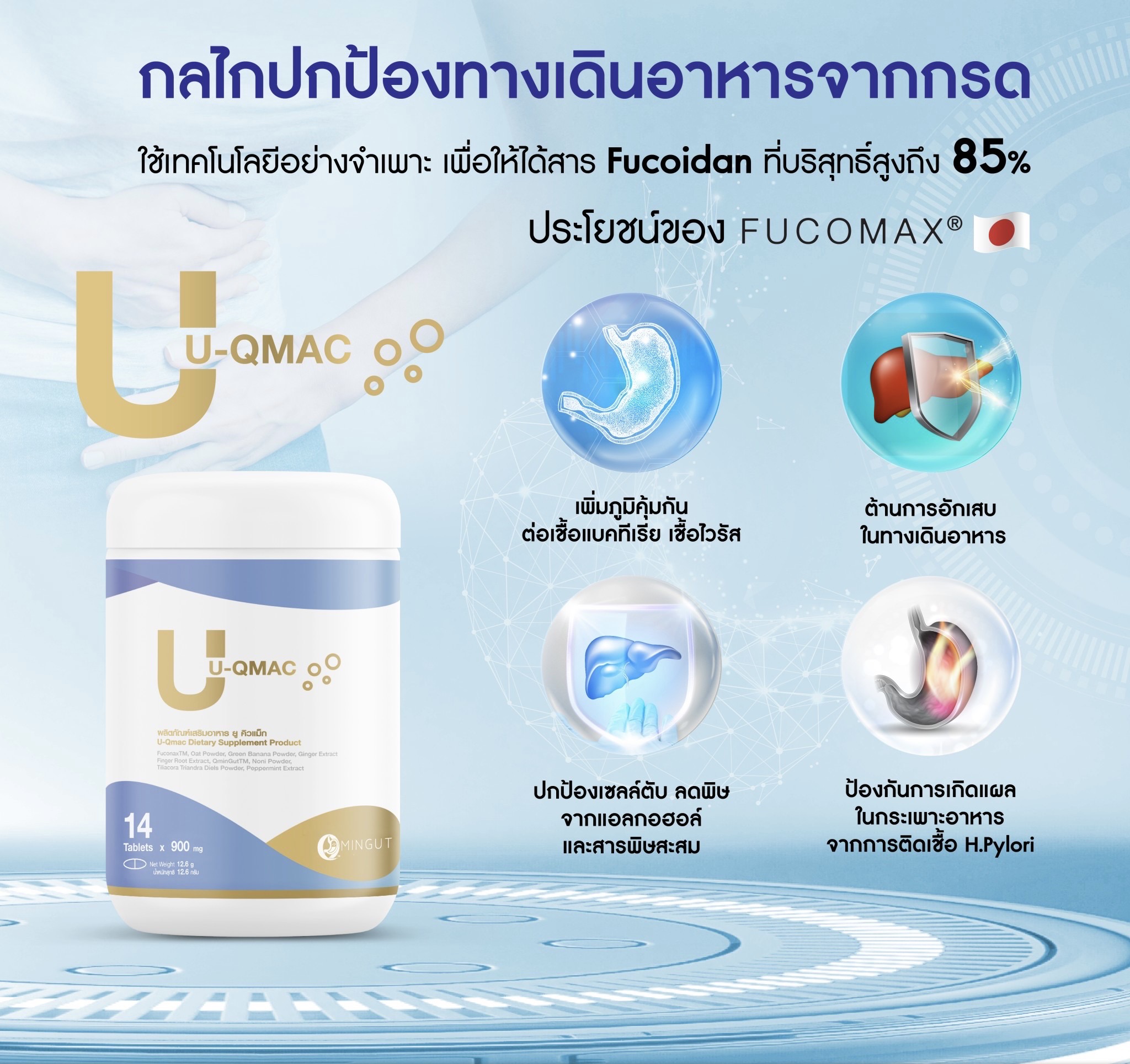 U-Qmac – จบปัญหากรดไหลย้อน ทาน ยู-คิวแม็ค - Image 2